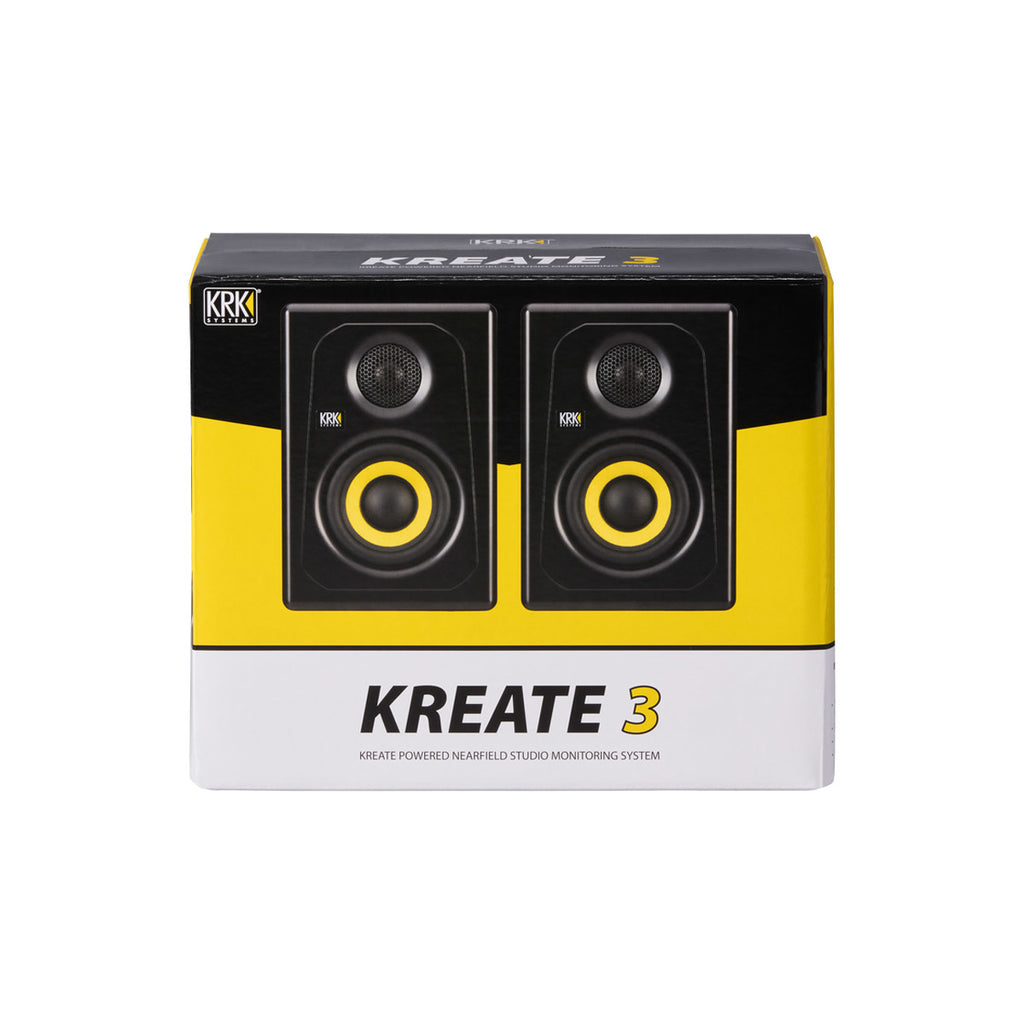 KRK KREATE 3 Monitor de Estudio 3.5" Bi-Amplificado 65W Par
