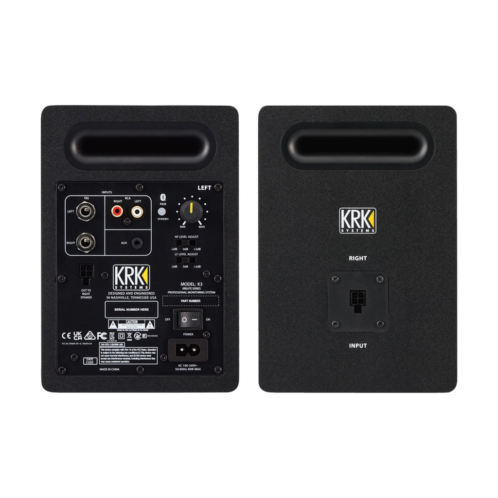 KRK KREATE 3 Monitor de Estudio 3.5" Bi-Amplificado 65W Par