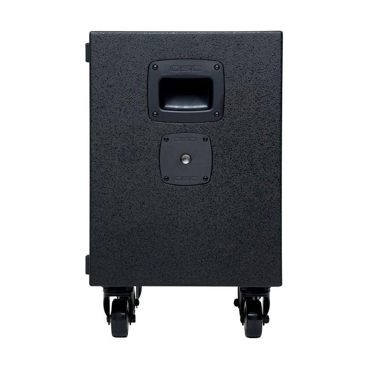 QSC KS112 Subwoofer Compacto Amplificado 2000W 12" Bandpass Orden 6 Ruedas