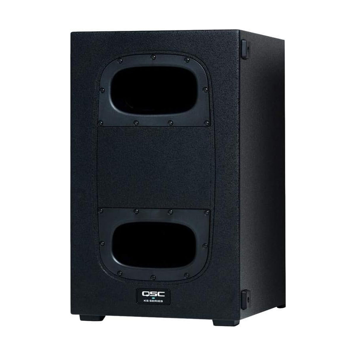 QSC KS112 Subwoofer Compacto Amplificado 2000W 12" Bandpass Orden 6 Ruedas