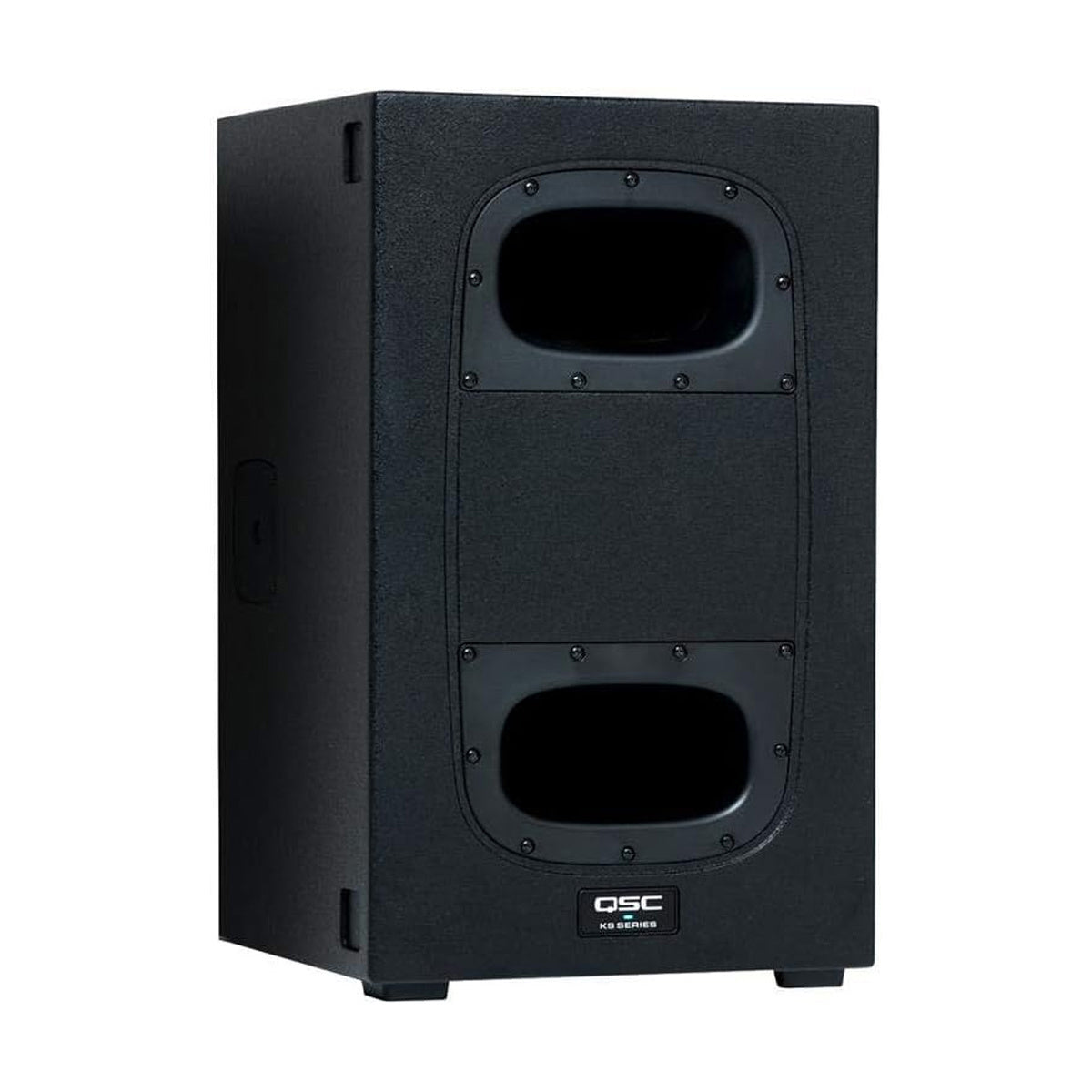 QSC KS112 Subwoofer Compacto Amplificado 2000W 12" Bandpass Orden 6 Ruedas