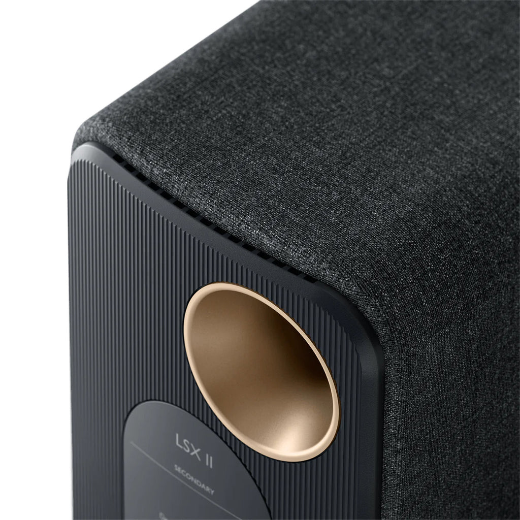KEF LSX II Carbon Black Altavoz Inalámbrico Powered 100W Par