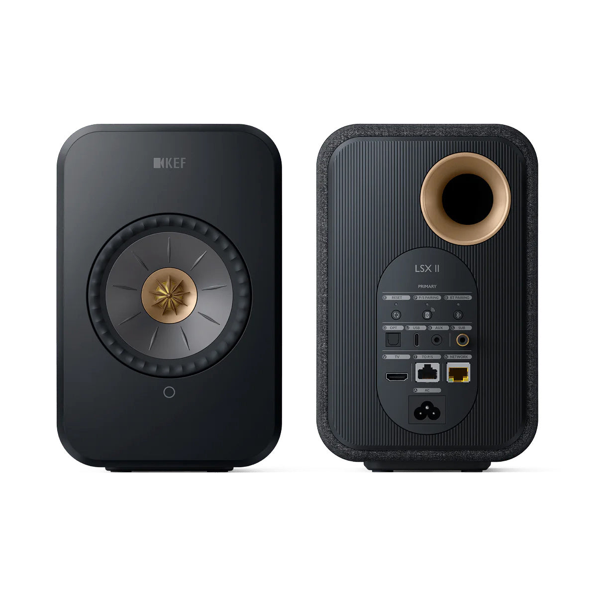 KEF LSX II Carbon Black Altavoz Inalámbrico Powered 100W Par