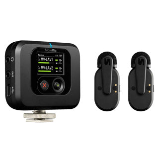 Shure MoveMic Two Receiver Kit Sistema Inalámbrico 2 Canales Receptor Cámara Computadora