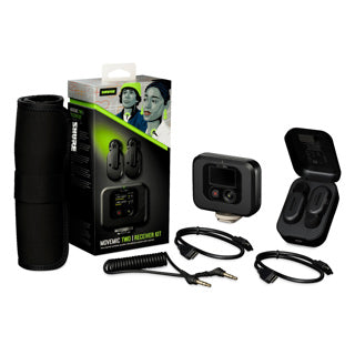 Shure MoveMic Two Receiver Kit Sistema Inalámbrico 2 Canales Receptor Cámara Computadora