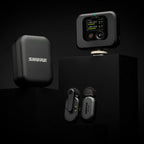 Shure MoveMic Two Receiver Kit Sistema Inalámbrico 2 Canales Receptor Cámara Computadora