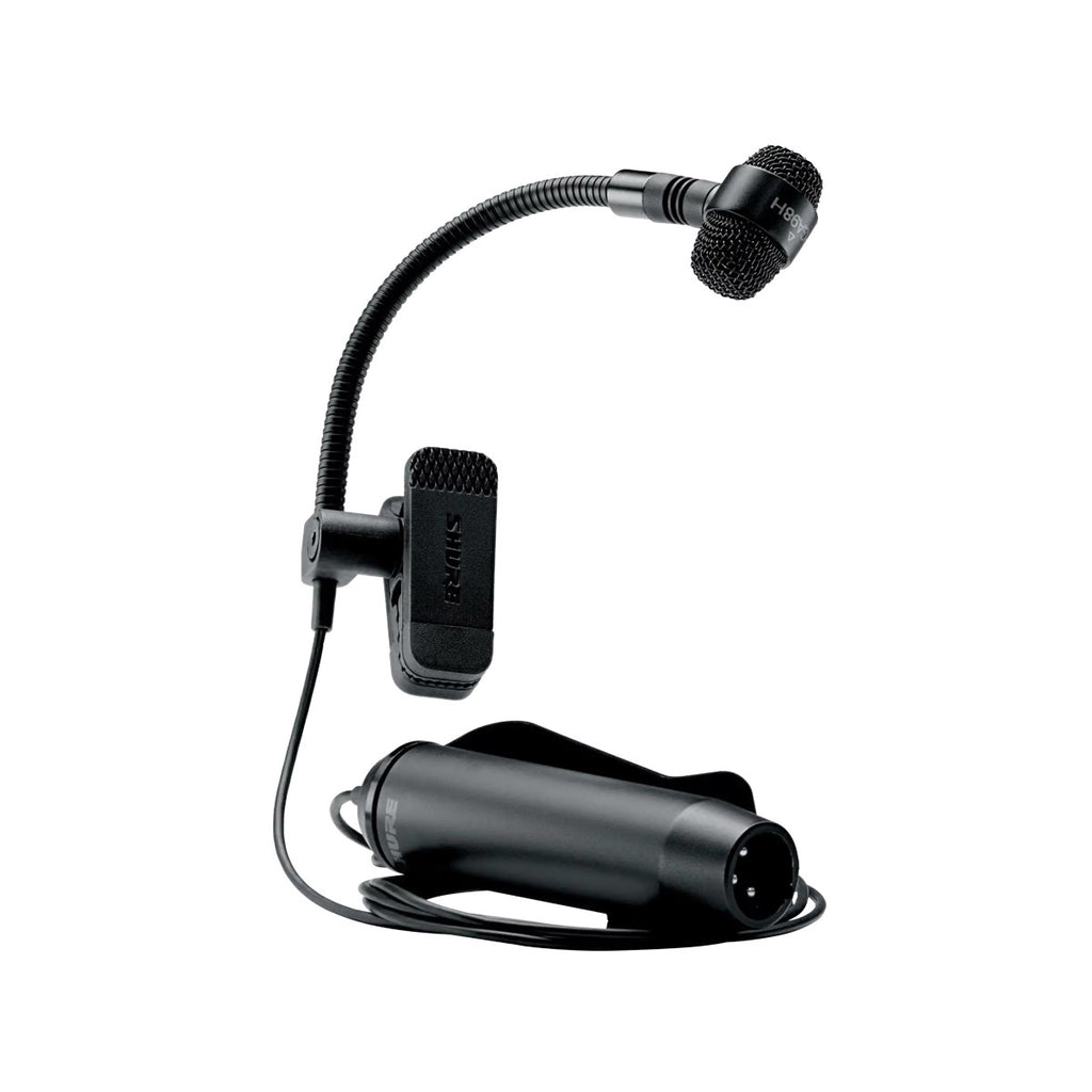 SHURE PGA98H-XLR Micrófono Condensador Cardiode Instrumentos Cable XLR 4.57mts