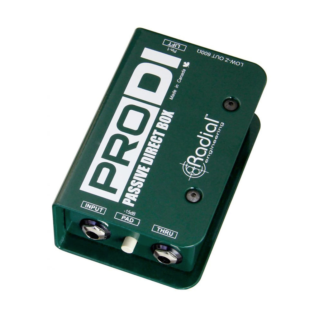 RADIAL PRODI Caja Directa Pasiva Mono 140kΩ Transformador Radial Profesional