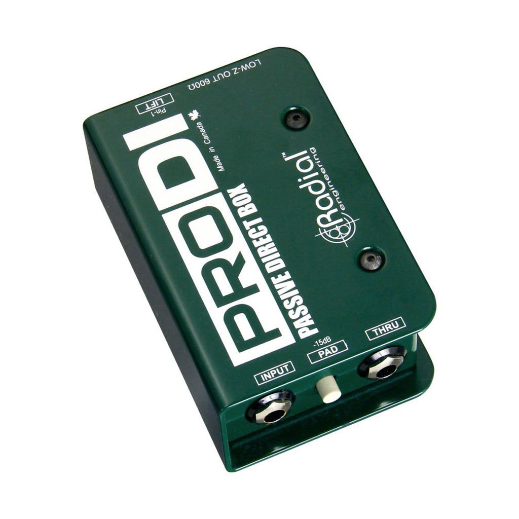 RADIAL PRODI Caja Directa Pasiva Mono 140kΩ Transformador Radial Profesional