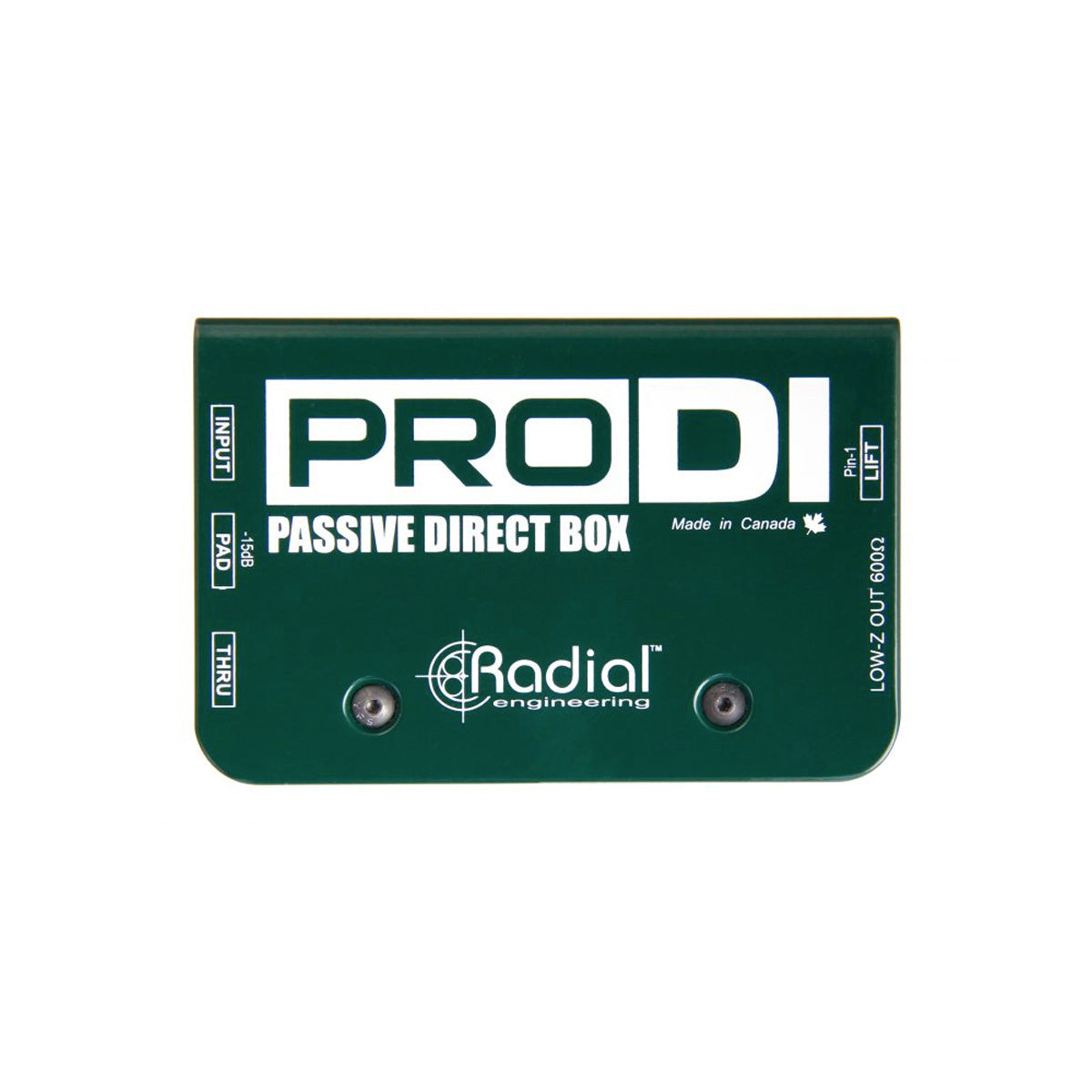 RADIAL PRODI Caja Directa Pasiva Mono 140kΩ Transformador Radial Profesional