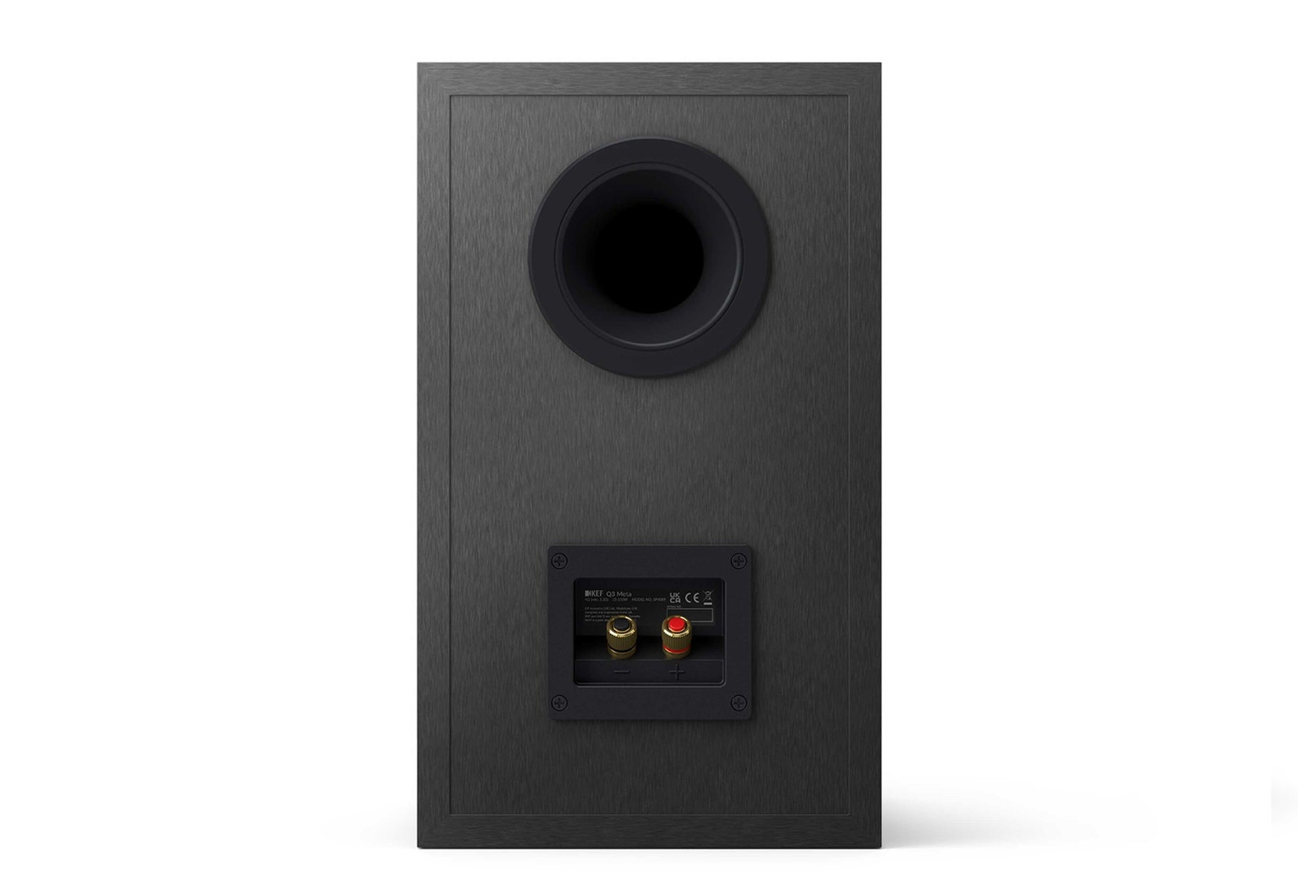 KEF Q3 Meta Black Altavoz Bookshelf 2-Vías Hi-Fi Par