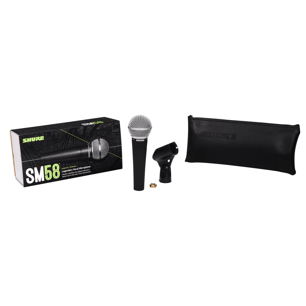 SHURE SM58-LC Micrófono Dinámico Legendary Cardiode Voz Profesional