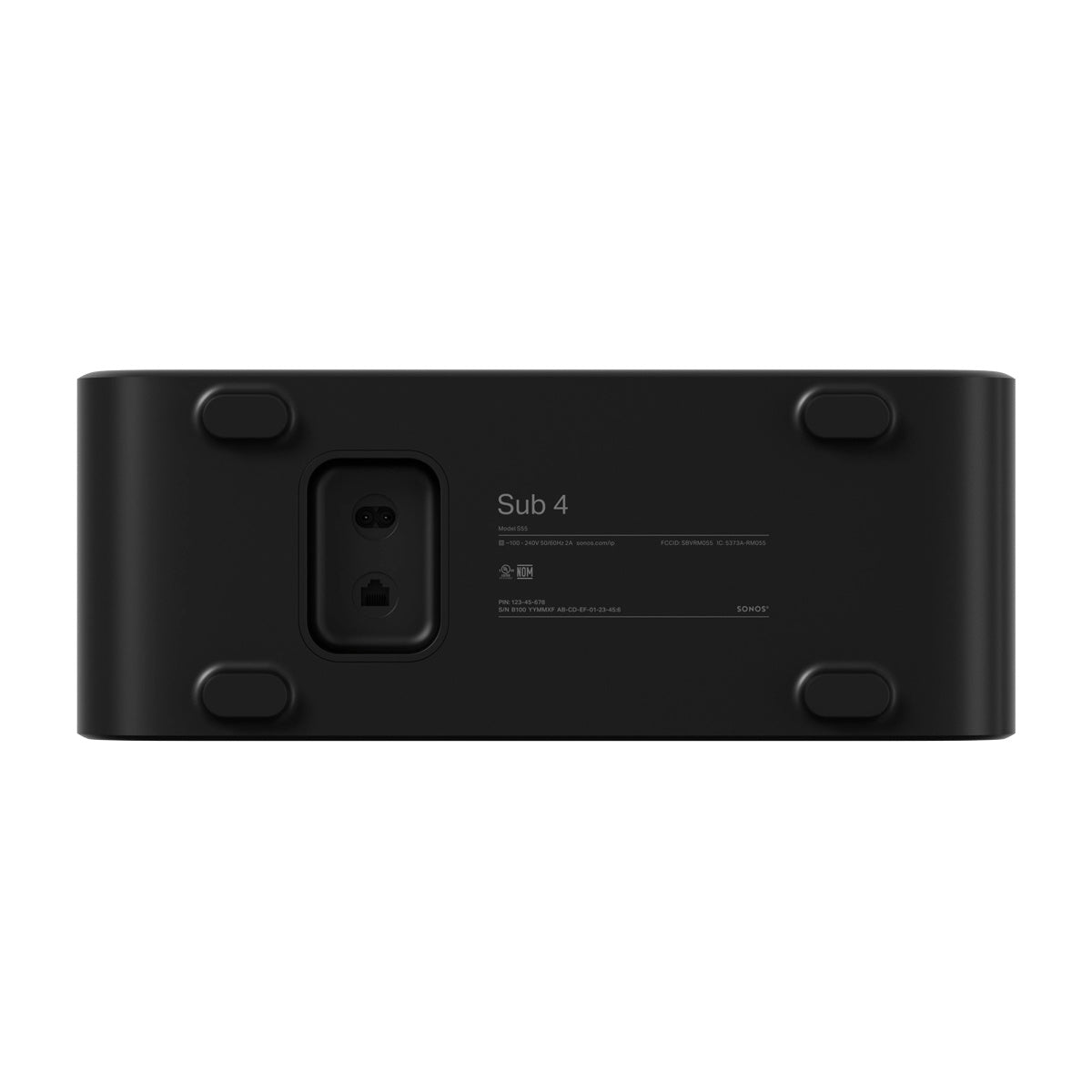 Sonos Sub 4 Subwoofer Inalámbrico WiFi 6 Dual Drivers 25Hz Graves Profundos
