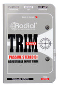 RADIAL TRIM TWO Caja Directa Pasiva Estéreo Control Volumen Laptop DJ Tablet