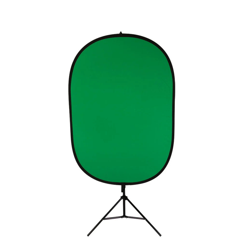 On Stage VSM3000 LIT Pantalla Verde Doble Cara 58x40" Stand 28-88" Video Streaming Fotografía