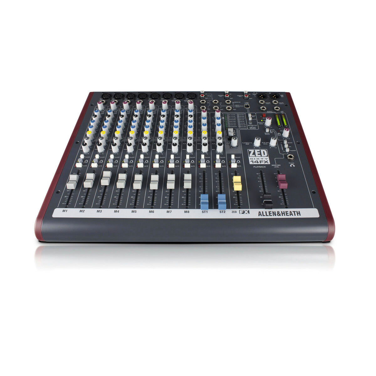 Allen & Heath ZED60-14FX Mezclador Analógico 10 Canales 60mm Faders 16 Efectos USB