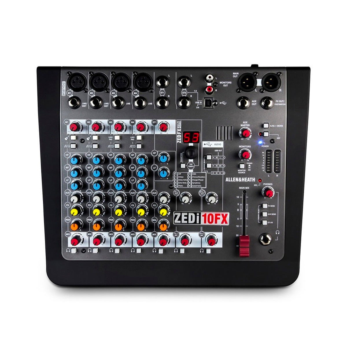 Allen & Heath ZEDI-10FX Mixer Analógica USB 4 Canales con Efectos