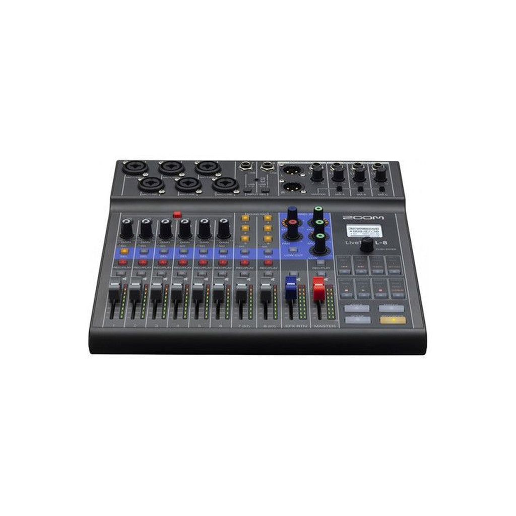 Zoom LiveTrak L-8 Mezclador Digital 8 Canales Grabación Multitrack 24-bit 96kHz