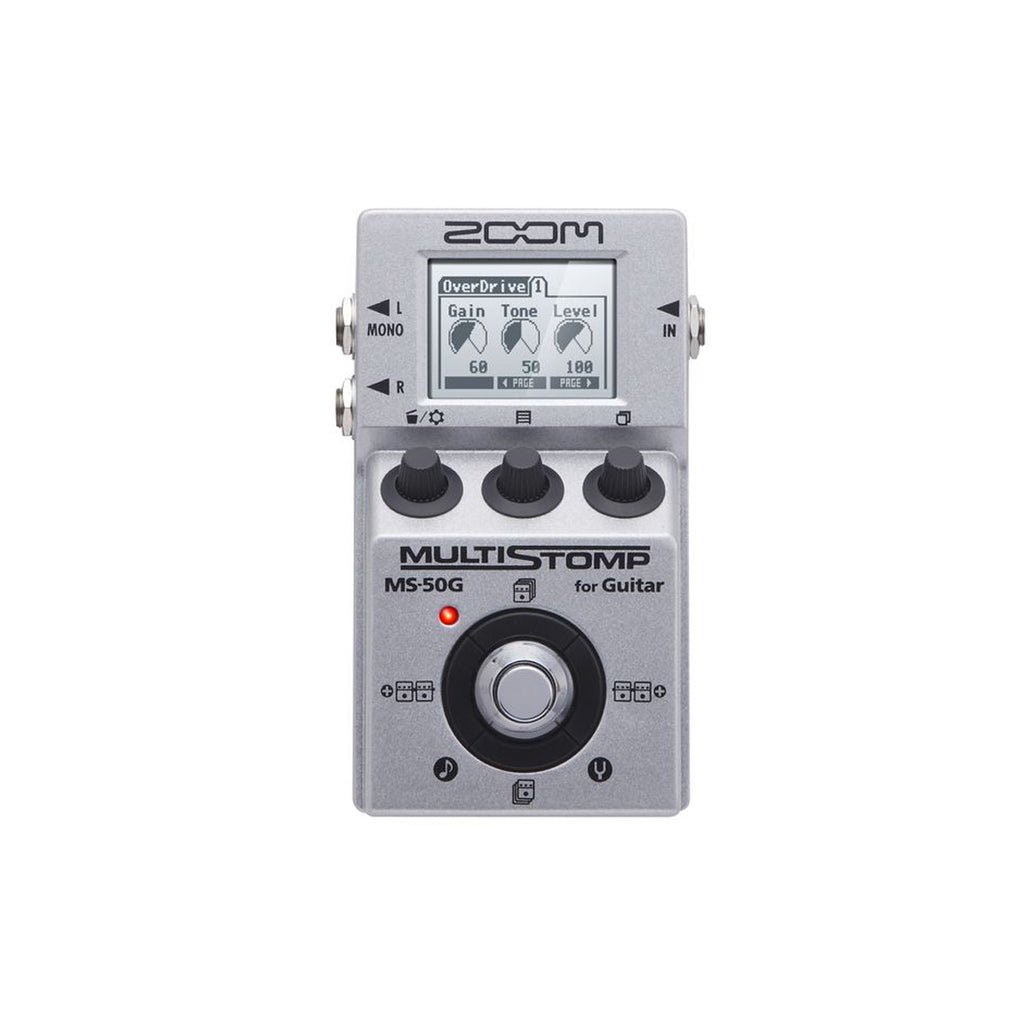 Zoom MS-50G+ MultiStomp Procesador Efectos Guitarra 100 Efectos 6 Simultáneos