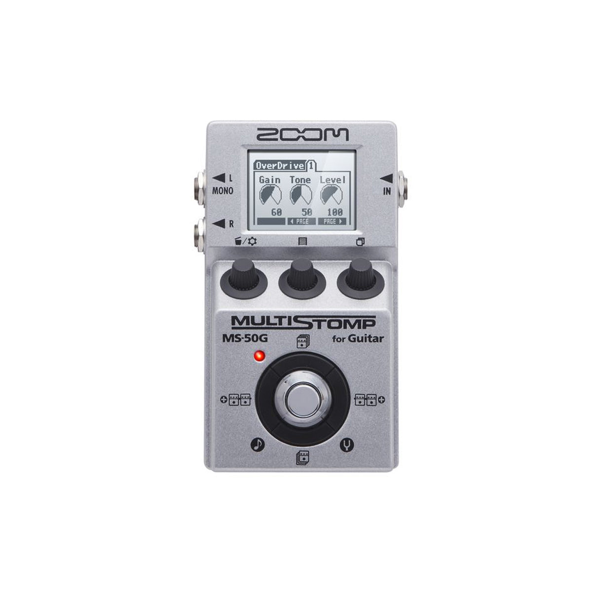 Zoom MS-50G+ MultiStomp Procesador Efectos Guitarra 100 Efectos 6 Simultáneos