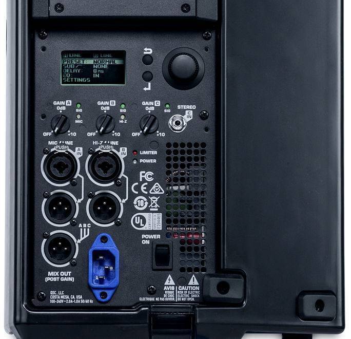QSC K8.2 Negro Bocina Amplificada Portátil 2000W 8" PA Profesional Gigs