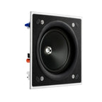 KEF CI160FS Blanco Bocina Cuadrada Muro Techo 6.5" Rango Completo 89dB 80W Resistente Humedad