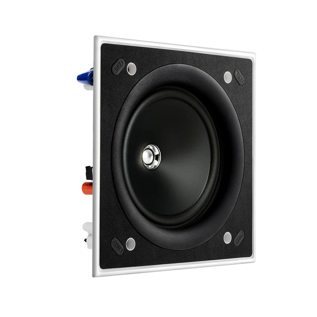 KEF CI160FS Blanco Bocina Cuadrada Muro Techo 6.5" Rango Completo 89dB 80W Resistente Humedad