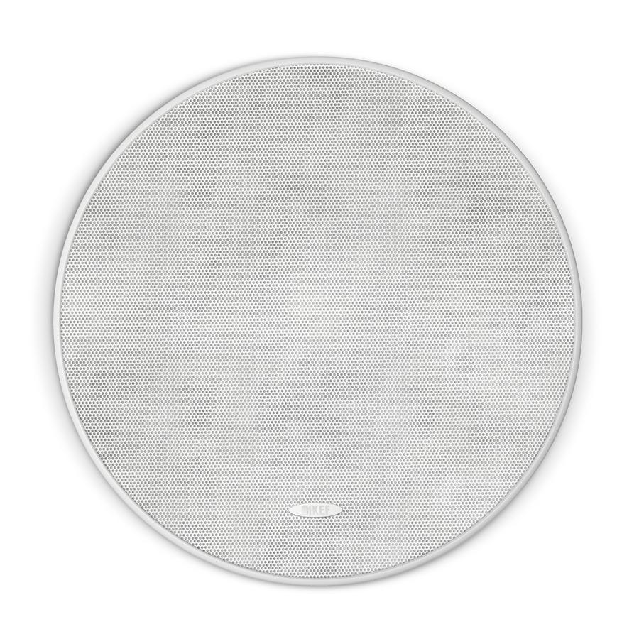 KEF CI200.2CR Blanco Bocina Empotrable Redonda Plafón 8" Uni-Q 90dB IP64 Resistente Humedad
