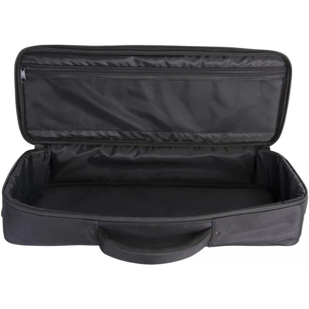On Stage GPB2000 Negro Pedalera Compacta 18.75x6" 5 Pedales Aluminio + Funda Acolchada