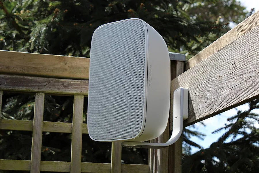 Bowers & Wilkins AM-1 Blanco Par Bocinas Cajón Resistentes Exterior 20-100W